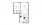 B1 - 1 bedroom floorplan layout with 1 bath and 586 to 656 square feet.
