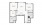 C12 - 2 bedroom floorplan layout with 2 baths and 1037 square feet.